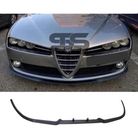 Resim Alfa Romeo 156 Cupra R Uyumlu Ön Lip Mat Siyah Ön Tampon Lip 