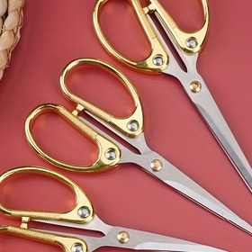 Resim 3 Adet Ultra Keskin Paslanmaz Çelik Makas - Dayanıklı, Çok Amaçlı Ofis & El Sanatları Makasları Ev, Okul, Dikiş için | Mükemmel Noel & Cadılar Bayramı Hediyesi 