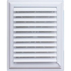 Resim Gama Banyo Havalandırma Menfezi Beyaz Plastik Panjur 40*44 cm 