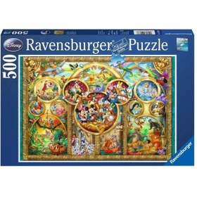 Resim Ravensburger 500 Parça Puzzle WD Family 141838 
