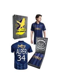 Resim Fenerbahçe Lisanslı 2025-2026 Yeni Sezon Lacivert Forma Kişiye Özel Uv Kutu Hediyeli Lacivert - Sarı 