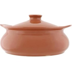 Resim Kahverengi Kapaklı Güveç Tenceresi 2200CC 