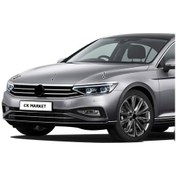 Resim Volkswagen Passat B8 Krom Far Üst Çıtası 3 Parça 