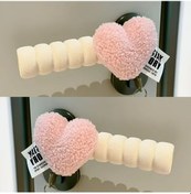 Resim Hightower Pembe Kalp Şekilli Kapı Koruyucu 2'li Set Yumuşak Çarpma Önleyici Duvar Koruma 