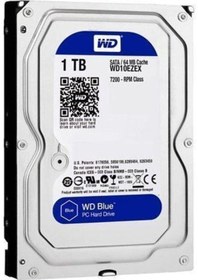Resim Wd10ezex 1tb Blue Sata 3.0 7200rpm 64mb 3.5'' Dahili Disk 