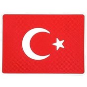 Resim Genel Markalar Türkiye Bayrak Logolu Telefon Kaydırmaz Ped Üniversal Ürün Olup Her Araca Uyumludur 