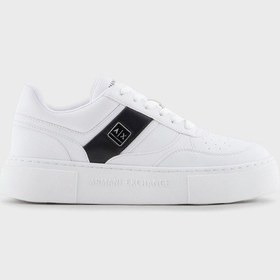 Resim Armani Exchange Bayan Ayakkabı Xdx176 Xv917 K488 Beyaz-siyah Beyaz-siyah Beyaz - Siyah 