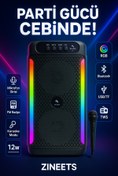 Resim Zineets Bluetooth Hoparlör Speaker 10w Output Tws Fm Radyo Sd Kart Usb 