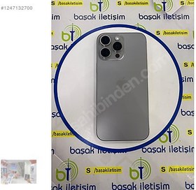 Resim Apple iPhone 16 Pro Max İkinci El YD | 256 GB | Natürel Titanyum 