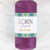 Resim Loren Macrame Mor El Örgü İpi - RM 0160 - 34347 