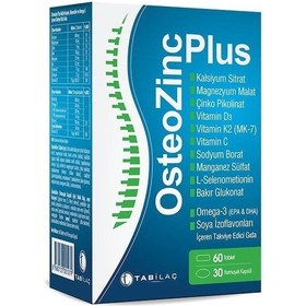Resim ​OsteoZinc Plus 60 Tablet + 30 Yumuşak Kapsül 