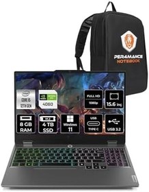 Resim LENOVO LOQ 15IAX9 i5-12450HX 8GB 4TB SSD 105W RTX4060/8GB 15.6" FHD W11H & PER4 ÇANTA 