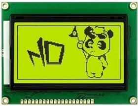 Resim 46267 Inch 12864b V2.0 Yeşil Glcd Modül Spi 5v 128x64 Pixel Grafik Lcd Display Ekran 