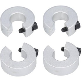 Resim Adet Lineer Ray Durdurma Yaka Alüminyum Alaşımlı Kelepçeli Mil Sınırı Sabitleme Halkaları İç Çap 16mm Dış Çap 35mm Kalınlık 10mm 