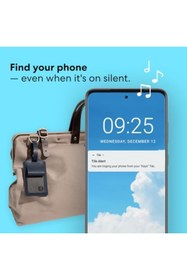 Resim Yıldızan Storesellm Slim Smart Tag, Siyah, Bluetooth Takip Cihazı, Cüzdan, Bagaj Etiketleri için Eşya Bulucu, 