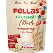 Resim Fellas glutensiz müsli - kırmızı meyveli 270g 
