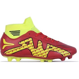 Resim Twingo 360 Kırmızı Krampon Çoraplı Erkek Futbol Ayakkabı Kırmızı 