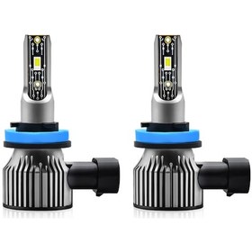 Resim Youmex "12000 Lümen 6500k Led Far Aydınlatma, Ip68 Su Geçirmez, 50000 Saat Ömürlü, 120w Araç Far Ampulü 2'li Set" 