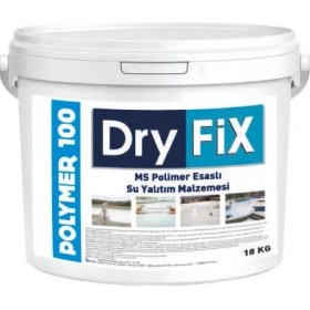Resim Dryfix Polymer 100 Ms Polimer Esaslı Su Yalıtım Malzemesi 5 kg Beyaz 
