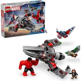 Resim Lego Marvel Kaptan Amerika İle Red Hulk Savaşı 76292 