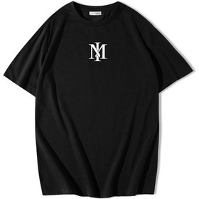 Resim Brz Collection Unisex Oversize Mauro Icardi9 T-shirt Siyah 