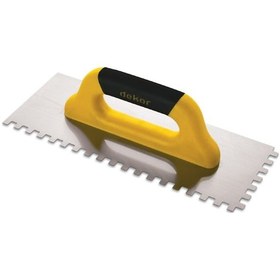 Resim 8X8 MM Dişli Dekor Plastik Saplı Seramik Malası 30 CM 