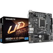 Resim H610M H V3 Ddr4 Anakart - Intel Core 14. Cpu'ları , 4+1+1 Hibrit Fazlı Dijital Vrm, 3200 Mhz'e Kadar Ddr4, 1 x Pcıe 3.0 M.2, Gbe Lan, USB 3.2 Gen 1 