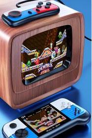 Resim Genel Markalar G9 Retro 3.0 inç Tv Bağlanan 2.Joystickli Oyun Konsolu Kırmızı (666 Klasik Oyunlar) 