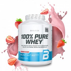 Resim BioTechUSA Pure Whey Protein 2270 Gr - Çilek 