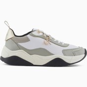 Resim Armani Exchange Gri-Beyaz Kadın deri Sneaker XDX104XV580U293 
