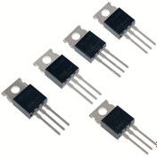 Resim 10 adet TO-220 Lojik Elektrik Potansiyometre MOSFET Seçenekli (IRLZ24N/34N/44N/46N/48N) Düşük Elektrik Dirençli Alan Etkisi Tüp Güç Yönetimi/Motor Kontrolu/DC-DC Dönüşüm Modülü 