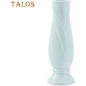 Resim Novahub Yeşil Masaüstü Vazo Petal Şekli Dekoratif Hafif Göz Alıcı Masaüstü Çiçek Vazo El Sanatları Dekorasyon Ev Gereçleri Yeşil 