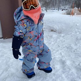 Resim Burton Balaclava Face Mask Unisex Çocuk Pembe Kar Maskesi 