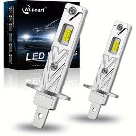 Resim 2 LED Işık 100W 20000LM H1 Far Ampulü Mini Boyut Tasarımı Kablosuz Araba Işığı CSP 7035 Çip Beyaz 6500K Tak ve Çalış, Pil Olmadan 