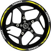 Resim Yamaha Beyaz Yazılı Sarı Pençe Şeritli 