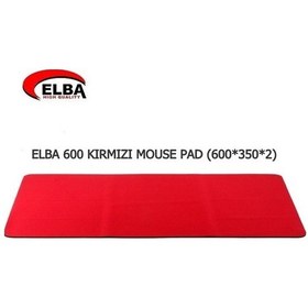 Resim Elba 600 Mouse Pad Kırmızı (600-350-2) Büyük Boy Mouse Pad 
