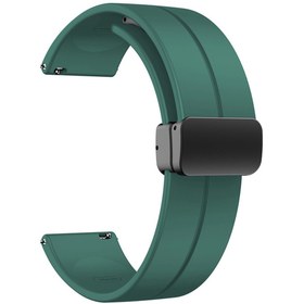 Resim Gpack Huawei Watch GT 3 Pro Titanium Kordon Silikon Mıknatıslı Ayarlanabilir HS19 