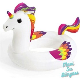 Resim Pegasus Unicorn Başlı Simit 119 Cm 