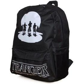 Resim Atlantis Stranger Things Sırt Çantası Siyah Çok Renkli 