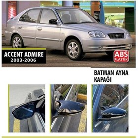 Resim Accent Admire Batman Ayna Kapağı Piano Black / 2003 - 2006 