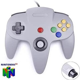 Resim N64 Controller for Nintendo 64 Console - Original N64 Game System Remote, 2-Pack, Compatible with Classic Nintendo Games, TV Console, Expansion Pak, Pro Gaming Experience 