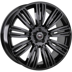 Resim RC Jant Takım 5x108 9.5x22 -159 Et45 63.4 Black Range Rover Uyumlu 