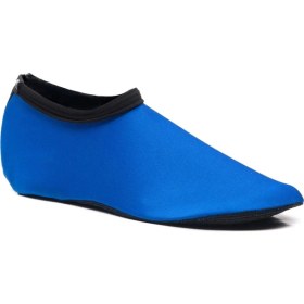 Resim Kadın ESEM SAVANA 2 Mavi Plaj Ayakkabısı Düz Tabanlı Tekstil Üst Malzeme ile Konforlu 