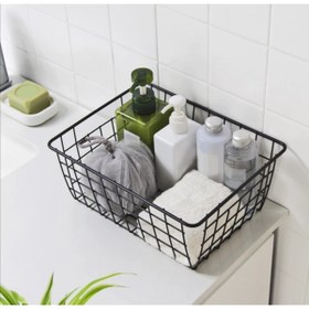 Resim Milenay Metal Çok Amaçlı Banyo Düzenleyici Organizer 