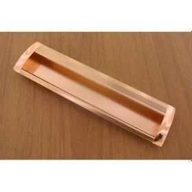 Resim Yeni Gömme Kulp Çizgili Rose 128 Mm Rose 