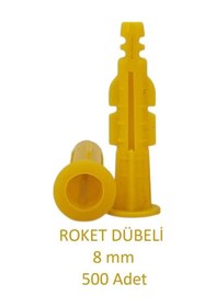 Resim Roket Dübel, 8 mm 500 Adet 