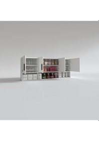 Resim Kenzlife Hazır Mutfak Konsta Byz 060 150 32 Mutfak Banyo Dolabı Kapaklı Raflı 