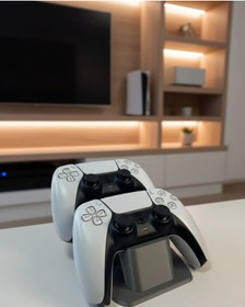 Resim İkili Gamepad Tutucu Antrasit 