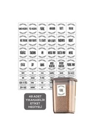 Resim Meleni Home 12'li Set Pino Baharatlık - Etiketli Kare Baharat Saklama Kabı Seti Antrasit 12 X 0.50 Lt Kaşıklı Antrasit 