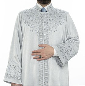 Resim İkranur Lüks Arafat İmam Cübbesi Gri 